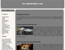 Tablet Screenshot of ma-signaletique.com